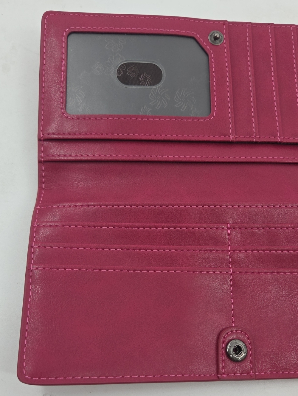 Slim RFID blocking Wallet in Raspberry Pink - Picture 11 of 16